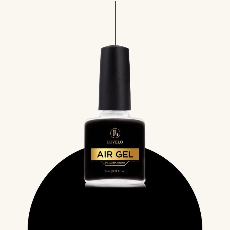 Boccetta nail polish nero air gel lovelo nails